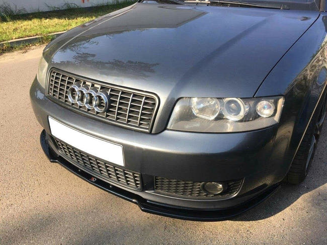 Maxton frontsplitter til Audi A4 S-Line B6 – blank sort – billede 1 af 6