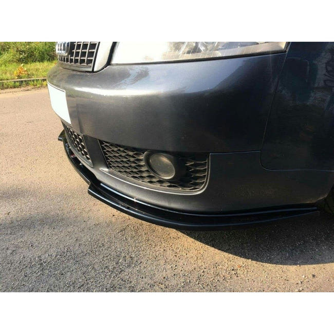 Maxton frontsplitter til Audi A4 S-Line B6 – blank sort – billede 2 af 6
