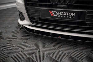 Maxton frontsplitter til Audi A6 C8 – blank sort – billede 3 af 5
