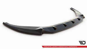 Maxton frontsplitter til Audi A6 C8 – blank sort – billede 4 af 5