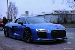 Maxton frontsplitter til Audi R8 Mk.2 – blank sort – billede 2 af 6