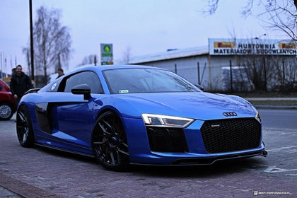 Maxton frontsplitter til Audi R8 Mk.2 – blank sort – billede 2 af 6