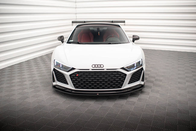 Maxton frontsplitter til Audi R8 Mk2 Facelift – blank sort – billede 2 af 5