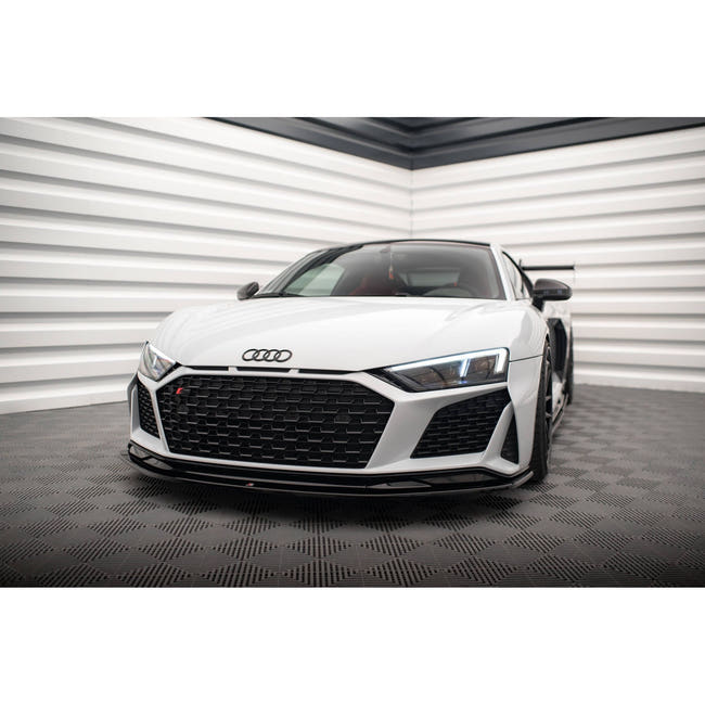 Maxton frontsplitter til Audi R8 Mk2 Facelift – blank sort – billede 1 af 5