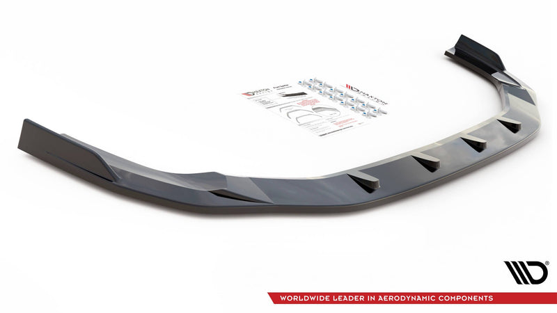 Maxton frontsplitter til Audi RS3 Sedan 8Y – blank sort – billede 4 af 6