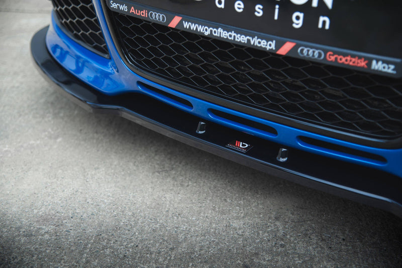 Maxton frontsplitter til Audi RS4 B7 – blank sort – billede 3 af 5