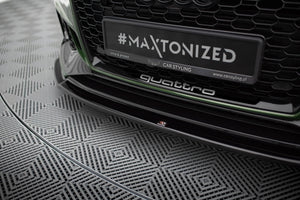 Maxton frontsplitter til Audi RS4 B9 – blank sort – billede 3 af 5
