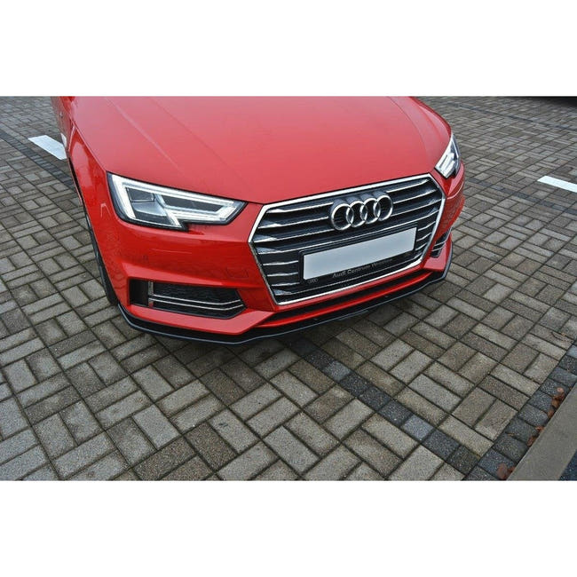 Maxton frontsplitter til Audi S4 / A4 S-Line B9 – blank sort – billede 2 af 6
