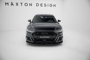 Maxton frontsplitter til Audi S8 / A8 S-Line D5 – blank sort – billede 2 af 6