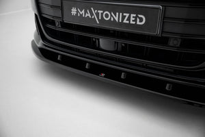 Maxton frontsplitter til Audi S8 / A8 S-Line D5 – blank sort – billede 3 af 6