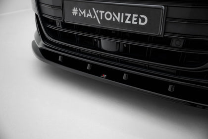 Maxton frontsplitter til Audi S8 / A8 S-Line D5 – blank sort – billede 3 af 6
