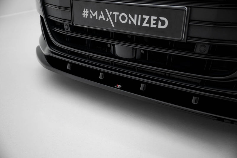 Maxton frontsplitter til Audi S8 / A8 S-Line D5 – blank sort – billede 3 af 6