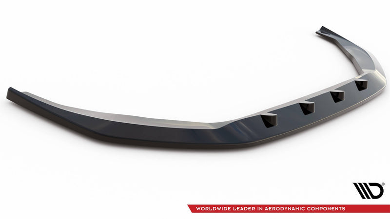 Maxton frontsplitter til Audi S8 / A8 S-Line D5 – blank sort – billede 4 af 6