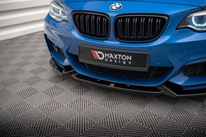 Maxton frontsplitter til BMW 2 M-Pack F22 – blank sort – billede 3 af 5