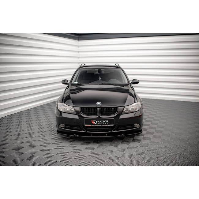 Maxton frontsplitter til BMW 3 E90 / E91 – blank sort – billede 1 af 5