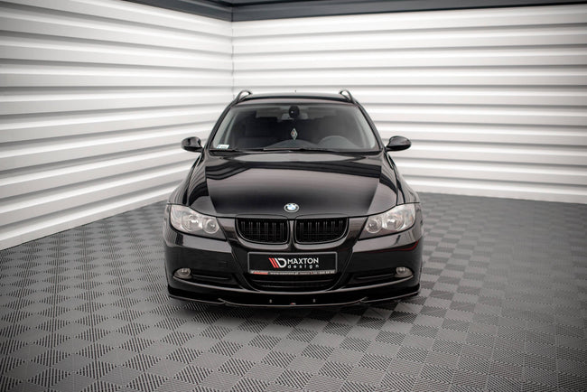 Maxton frontsplitter til BMW 3 E90 / E91 – blank sort – billede 1 af 5