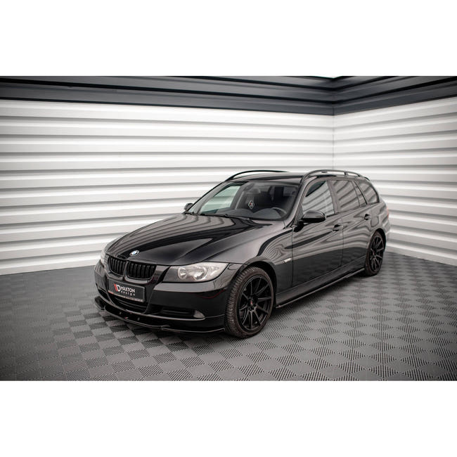 Maxton frontsplitter til BMW 3 E90 / E91 – blank sort – billede 2 af 5