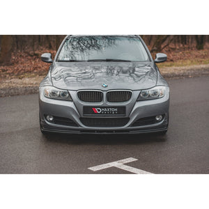 Maxton frontsplitter til BMW 3 E90/E91 Facelift – blank sort – billede 2 af 8