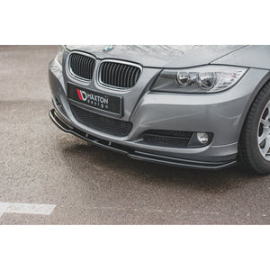 Maxton frontsplitter til BMW 3 E90/E91 Facelift – blank sort – billede 3 af 8