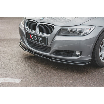 Maxton frontsplitter til BMW 3 E90/E91 Facelift – blank sort – billede 3 af 8