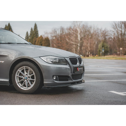 Maxton frontsplitter til BMW 3 E90/E91 Facelift – blank sort – billede 4 af 8