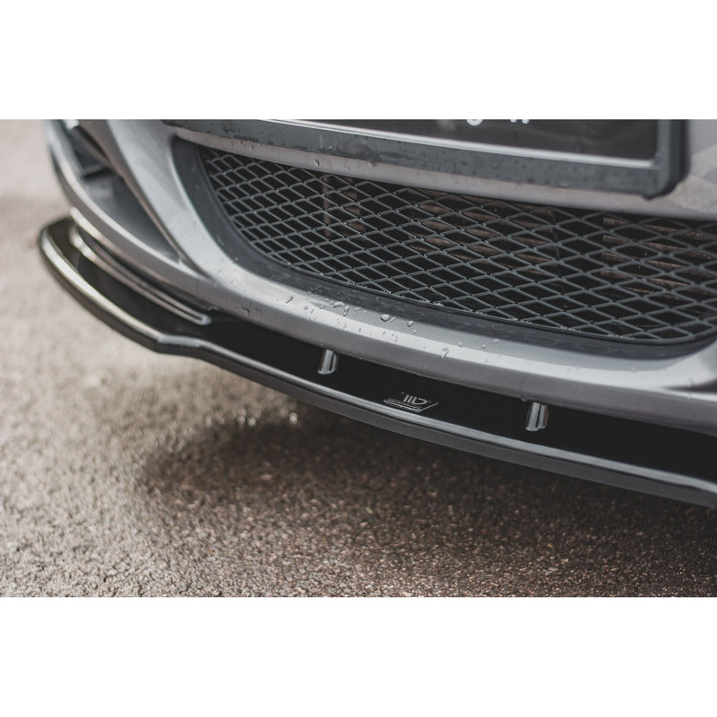 Maxton frontsplitter til BMW 3 E90/E91 Facelift – blank sort – billede 5 af 8