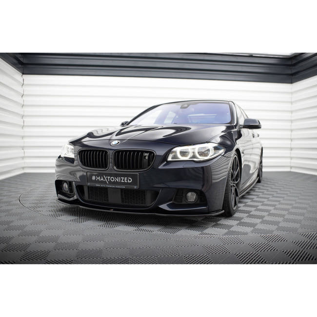 Maxton frontsplitter til BMW 5 M-Pack F10/F11 – blank sort – billede 1 af 5