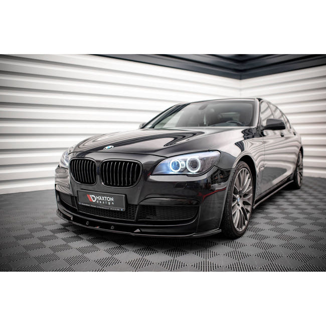 Maxton frontsplitter til BMW 7 M-Pack F01 – blank sort – billede 1 af 5