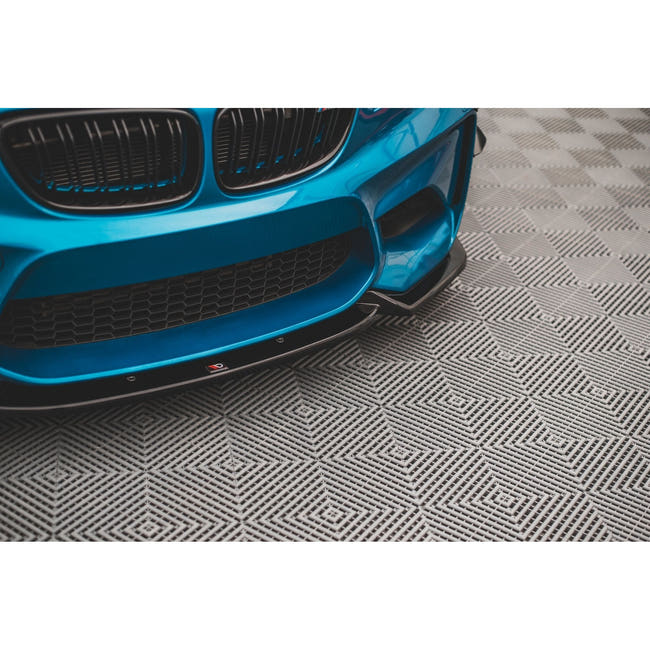 Maxton frontsplitter til BMW M2 F87 – blank sort – billede 2 af 4