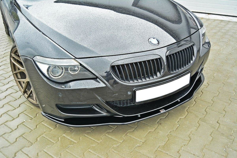 Maxton frontsplitter til BMW M6 E63 – blank sort – billede 2 af 6