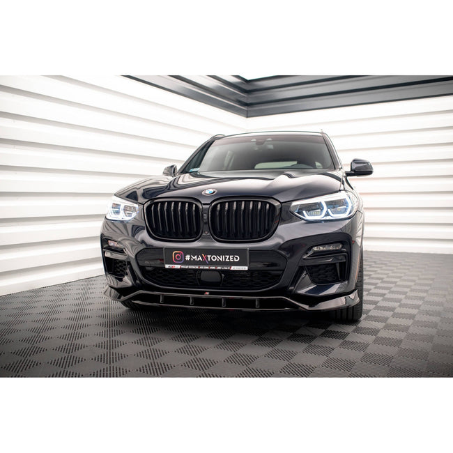 Maxton frontsplitter til BMW X3 M40d / M40i / M-Pack G01 – blank sort – billede 1 af 5