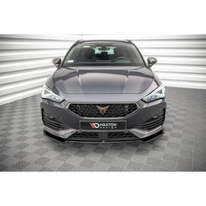 Maxton frontsplitter til Cupra Leon Mk1 – blank sort – billede 2 af 4