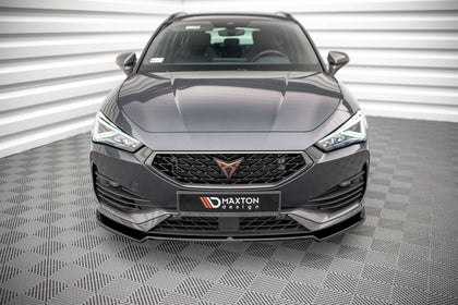 Maxton frontsplitter til Cupra Leon Mk1 – blank sort – billede 2 af 4