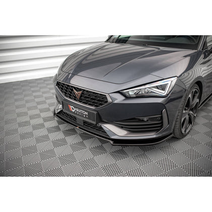 Maxton frontsplitter til Cupra Leon Mk1 – blank sort – billede 1 af 4