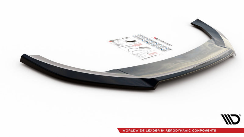 Maxton frontsplitter til Cupra Leon Mk1 – blank sort – billede 3 af 4