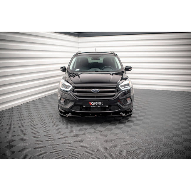 Maxton frontsplitter til Ford Escape ST-Line Mk3 – blank sort – billede 2 af 5