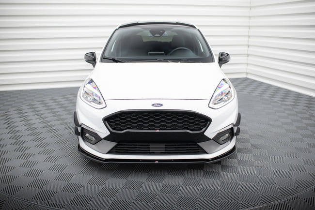 Maxton frontsplitter til Ford Fiesta Mk8 ST / ST-Line – blank sort – billede 2 af 6