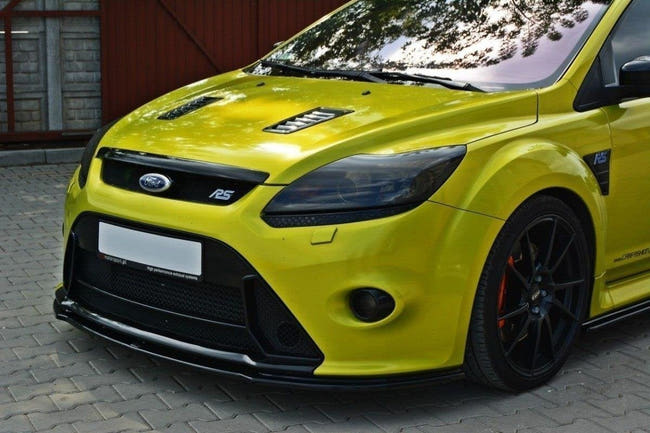 Maxton frontsplitter til Ford Focus RS Mk2 – blank sort – billede 1 af 5