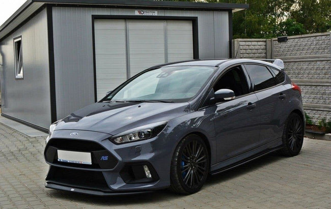 Maxton frontsplitter til Ford Focus RS Mk3 – blank sort – billede 1 af 6