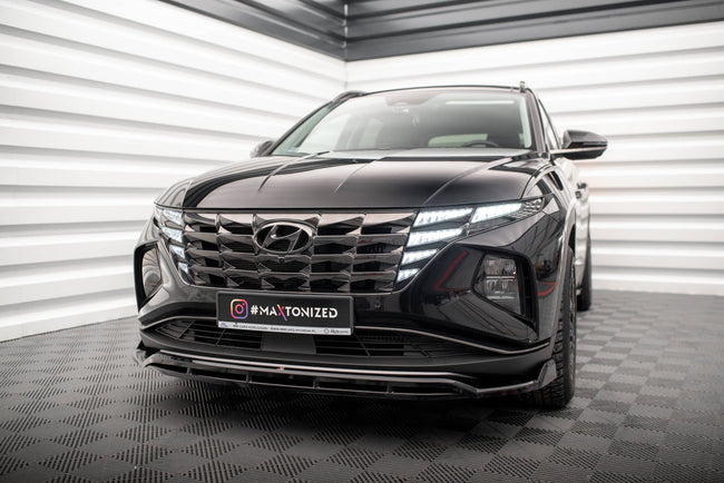 Maxton frontsplitter til Hyundai Tucson Mk4 – blank sort – billede 1 af 6