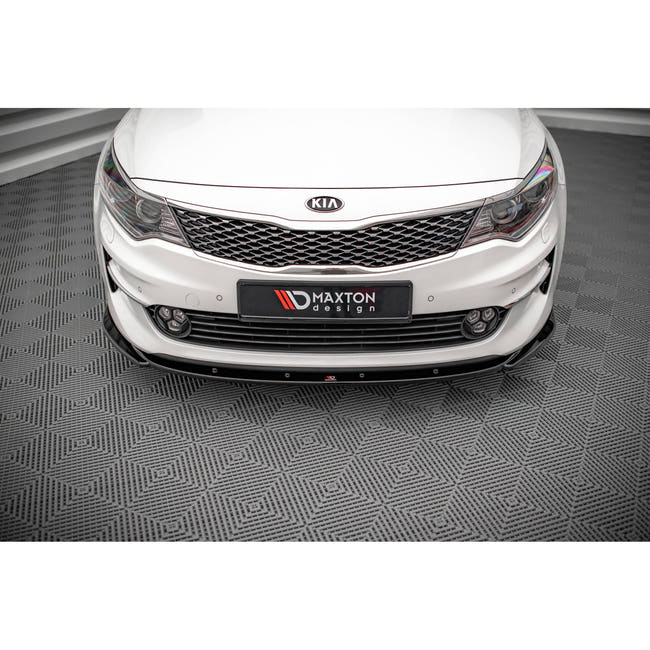 Maxton frontsplitter til Kia Optima Mk4 – blank sort – billede 2 af 5