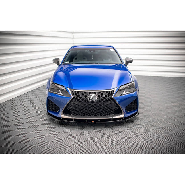 Maxton frontsplitter til Lexus GS F Mk4 Facelift – blank sort – billede 2 af 5