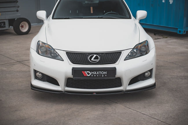 Maxton frontsplitter til Lexus IS F Mk2 – blank sort – billede 2 af 7