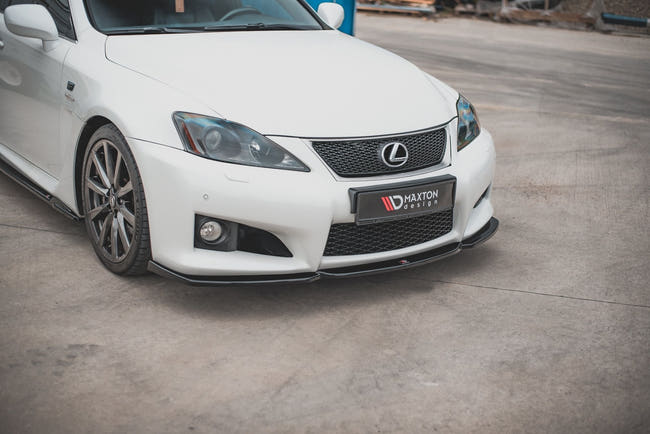 Maxton frontsplitter til Lexus IS F Mk2 – blank sort – billede 1 af 7