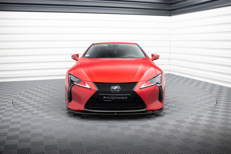 Maxton frontsplitter til Lexus LC 500 – blank sort – billede 2 af 5