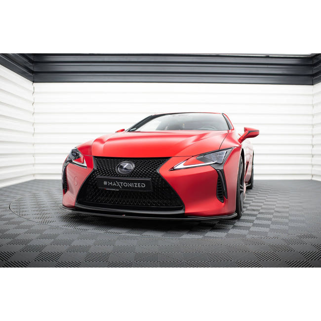 Maxton frontsplitter til Lexus LC 500 – blank sort – billede 1 af 5