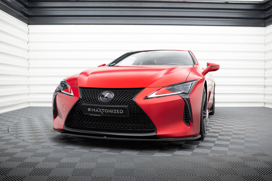 Maxton frontsplitter til Lexus LC 500 – blank sort – billede 1 af 5