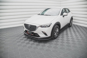 Maxton frontsplitter til Mazda CX-3 – blank sort – billede 1 af 4