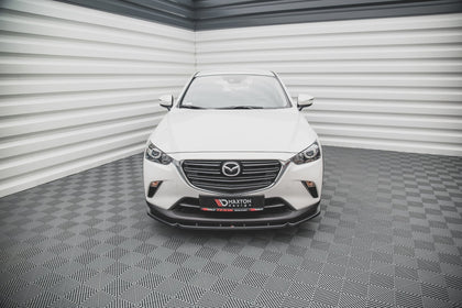 Maxton frontsplitter til Mazda CX-3 – blank sort – billede 2 af 4