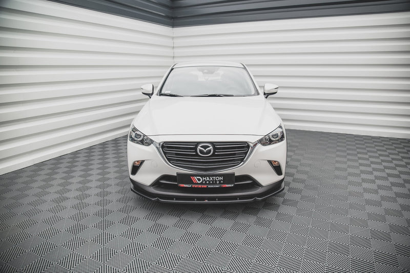 Maxton frontsplitter til Mazda CX-3 – blank sort – billede 2 af 4